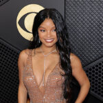 halle-bailey-shimmers-in-nude-sheer-dress-at-the-2024-grammy-awards:-red-carpet-photos